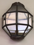 old french iron porch light